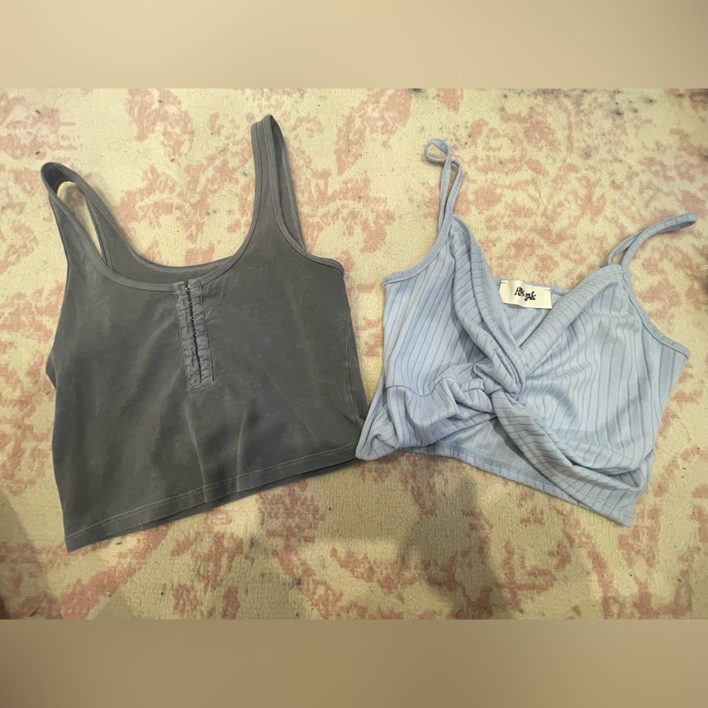 Two Blue tank tops bundle